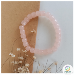 Pulseira Quartzo Rosa 8mm