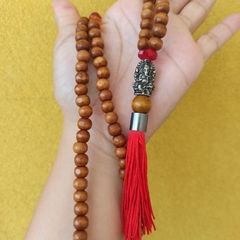 Japamala 108 contas- Ganesha { Tassel Vermelho } - Jadeom Store & Japamalas