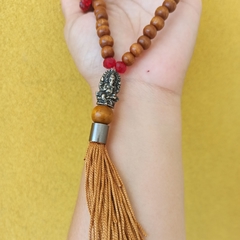 Japamala 108 contas- Ganesha { Tassel Dourado}