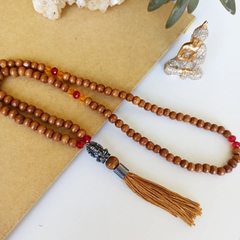 Japamala 108 contas- Ganesha { Tassel Dourado} - loja online