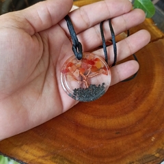 COLAR ORGONITE CALCITA LARANJA - comprar online