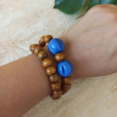 Pulseira Murano Azul - comprar online