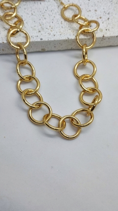 Corrente elos banhados a ouro 18k - comprar online