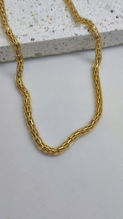 Colar Choker Banhado Em Ouro 18 - loja online