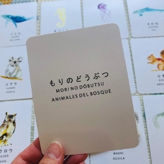 Flash cards FAUNA versión Japonés en internet