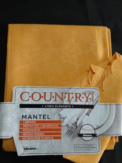 276 - MANTEL 145 x180 LISO COUNTRY 8218 - comprar online