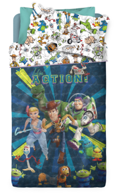 454 PÑ ST - Cover Quilt Cubrecama Piñata 1 1/2 Pl Infantil Disney - TOY STORY