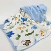 608 - MANTA BEBE POLAR C/CORDERITO 100 X 75 - VARIOS MODELOS -