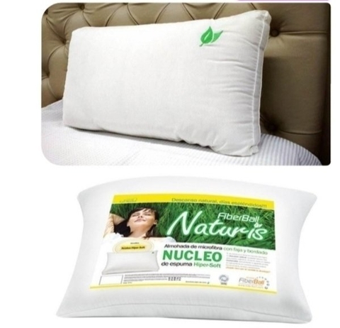 Almohada naturis 70 x 45 núcleo hipersoft fiberball hot sale