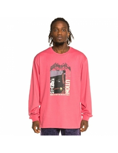 Grimey Liveution Magic 4 Resistance Long Sleeve Tee Pink