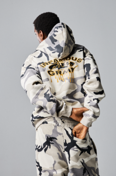 Sudadera Grimey Capucha Follow The Dollar White Camo on internet