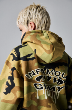 Image of Sudadera Grimey Capucha Follow The Dollar White Camo - (copia)