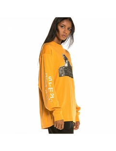 Grimey Call Of Yore Long Sleeve Tee Brown - Perfect Outfit MX