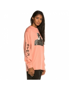 Grimey Call Of Yore Long Sleeve Tee Pink on internet