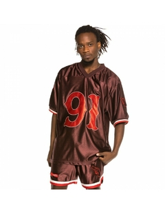 Grimey The Loot Football Jersey Brown on internet