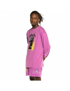 Grimey Liveution Magic 4 Resistance Long Sleeve Tee Purple - Perfect Outfit MX