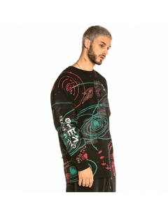 Grimey Call Of Yore All Over Print Long Sleeve Tee Black - Perfect Outfit MX