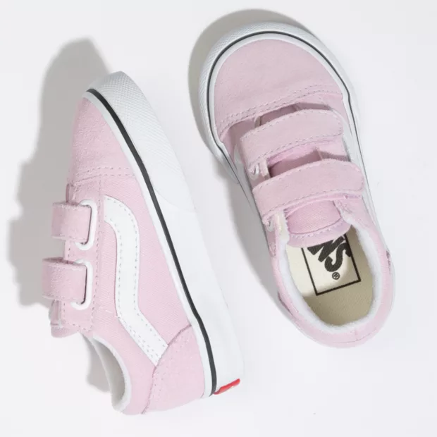 Tenis vans best sale rosa infantil