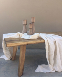 Candelabro de madera - comprar online