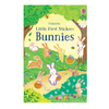 BUNNIES. LITTLE FIRST STICKERS. USBORNE