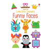 FUNNY FACES. LITTLE FIRST STICKERS. USBORNE