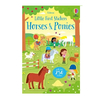 HORSES & PONIES. LITTLE FIRST STICKERS