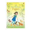 PUPPIES. LITTLE STICKER DOLLY DRESSING. USBORNE