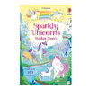 SPARKLY UNICORNS. STICKER BOOK. USBORNE