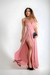 Vestido de festa longo alfaiataria com fendas- Rose - comprar online