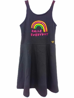 VESTIDO RAINBOW NEGRO KBK