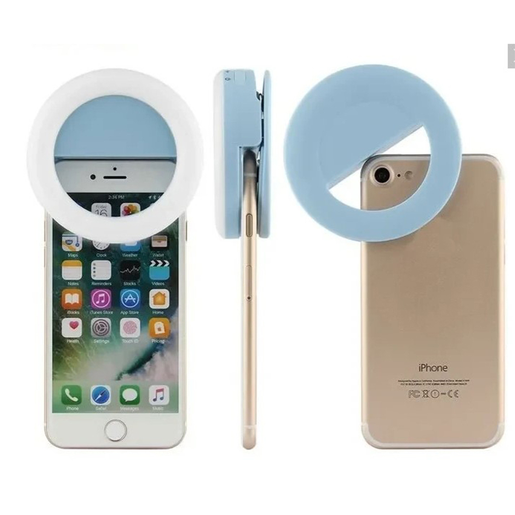 Aro Luz Led Selfie Celular Samsung iPhone Xiaomi Recargable