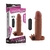 Capa Peniana Extensora com Vibro - Marrom 18 x 4,3 cm -