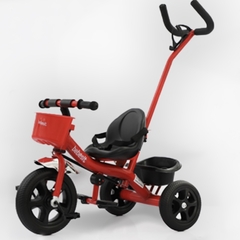triciclo con barra de empuje bebesit