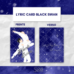 LYRIC CARD - JIKOOK BLACK SWAN - comprar online