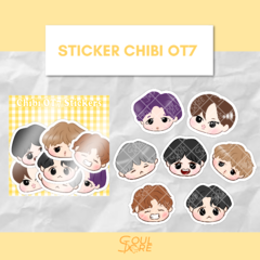 STICKERS CHIBI BTS OT7