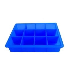Cubetera Cuadrada de Silicona  x 12 Cubos