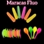 10 MARACAS SURTIDAS FLUO