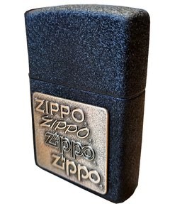 Zippo - Zippo Texturizado Logo Metalico