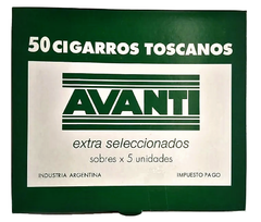 Avanti Extra Toscano 50 Unidades (10 Packs De 5 Unidades)