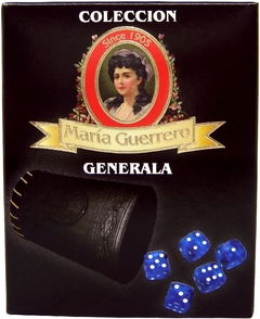 Generala Maria Guerrero Negra + Dados Azules - comprar online