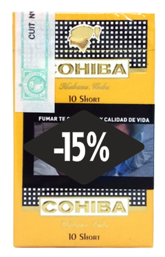 Cohiba Short promoción 15% off x10