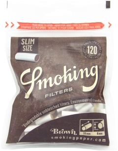 Smoking Brown Slim Biodegradable 120 u.