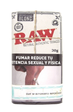 Raw Blond 30 gramos Tabaco Rubio sin Aditivos