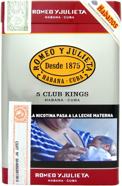 Romeo y Julieta Club King Lata x5 - comprar online