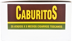 Caburitos Cigarro Medio Toscano X 125 U (25 Packs De 5 U.) - tienda online