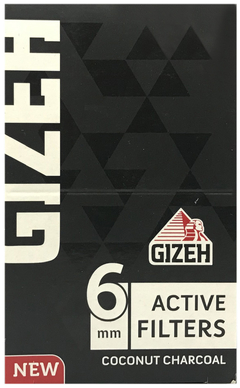 Gizeh Filtros Reutilizables Carbón de Coco 6mm - Caja en internet