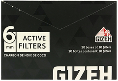 Gizeh Filtros Reutilizables Carbón de Coco 6mm - Caja - tienda online