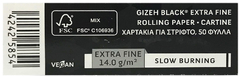 Gizeh Black Extra Fine 70mm - Caja - Tabaqueria Inglesa
