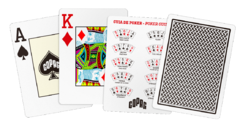 CARTAS COPAG TEXAS HOLD´EM NEGRO(Naipe Grande) - comprar online