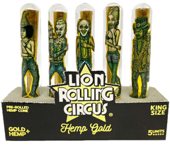 Lion Rolling Circus Pre-Rolled Gold Hemp Cones. Unidad - comprar online